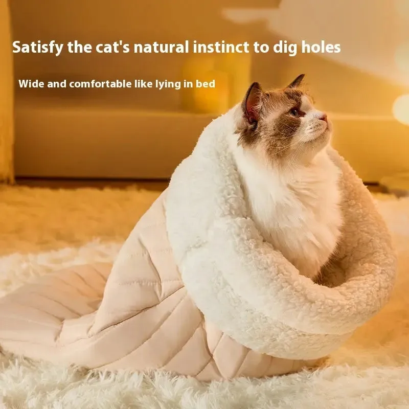 Sleeping Bag Warm Closed Cat in a Pocket Cat Nest