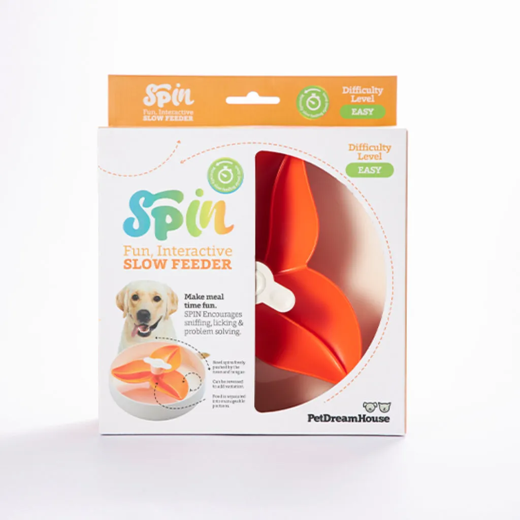 SPIN Interactive Slow feeder - Orange