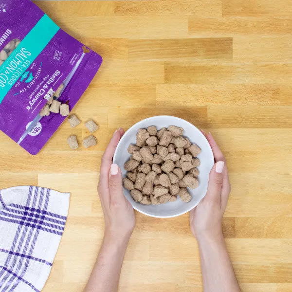 Stella & Chewy's Freeze-Dried Morsels for Cats - Sea-Licious Salmon and Cod Recipe, Freeze-Dried Raw Cat Food