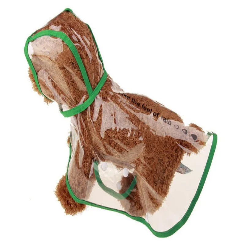 Transparent Raincoat For Small Dogs