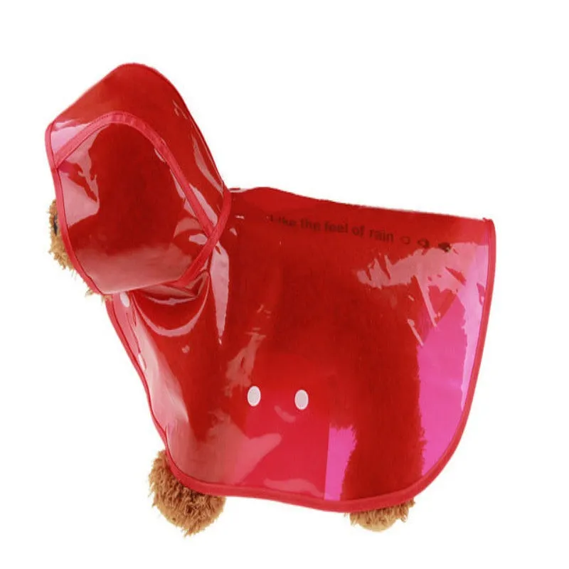 Transparent Raincoat For Small Dogs