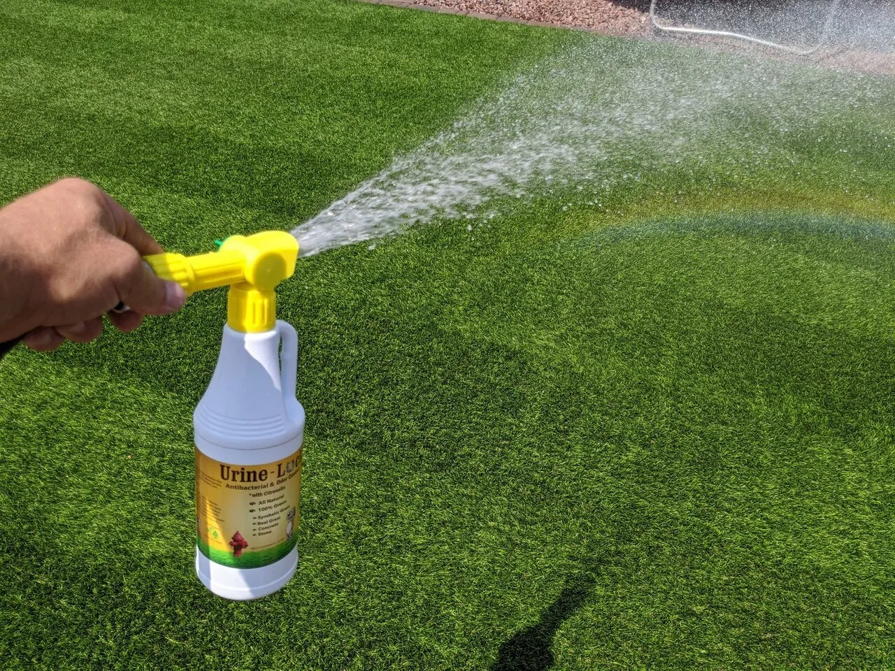 Urine Luck Synthetic Turf Cleaner & Deodorizer 2 Bottle Pack (64 Fl Oz / $0.85 per Fl Oz)