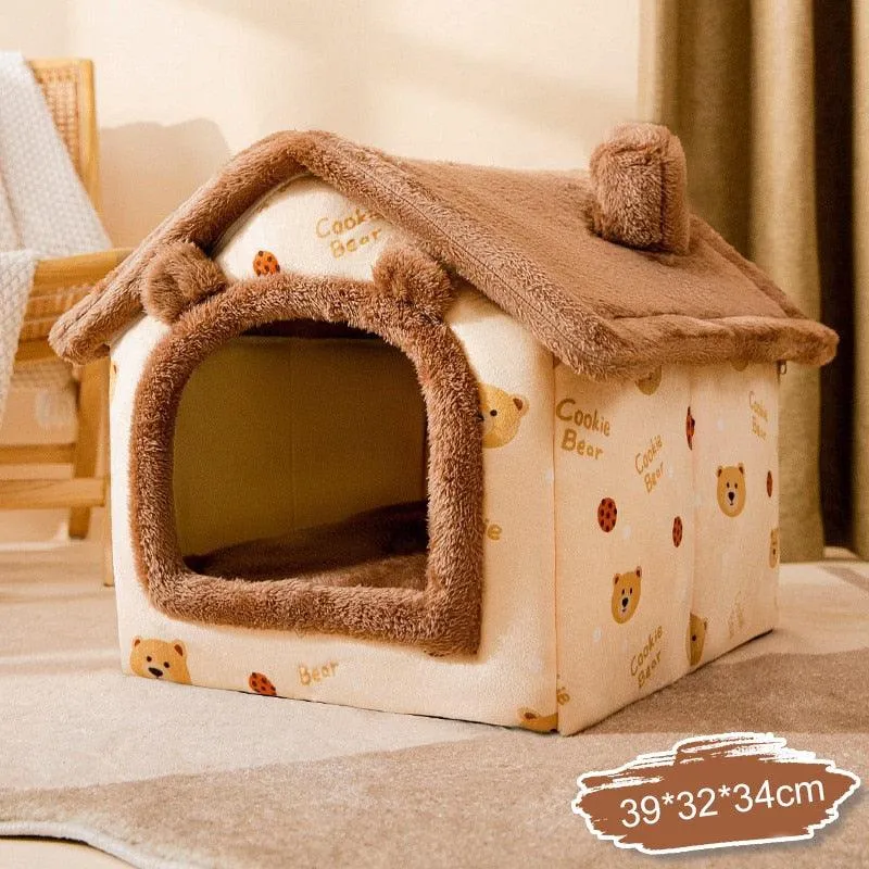 Winter Pet House Dogs Soft Nest