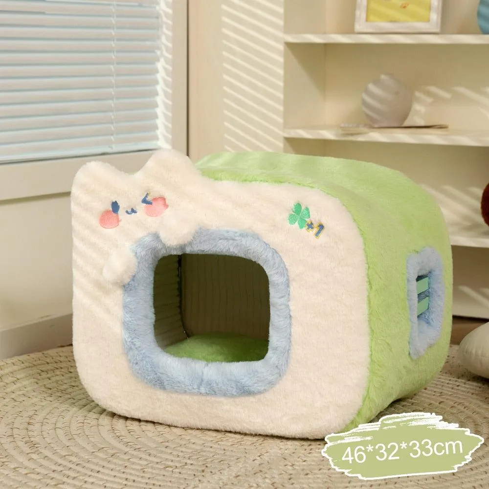 Winter Pet House Dogs Soft Nest