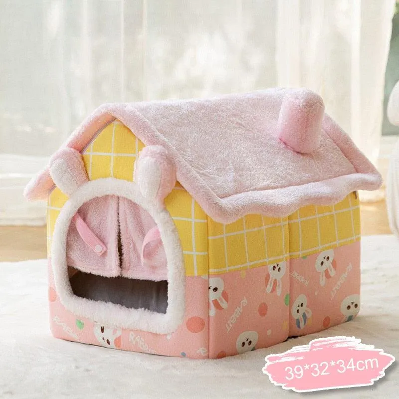 Winter Pet House Dogs Soft Nest