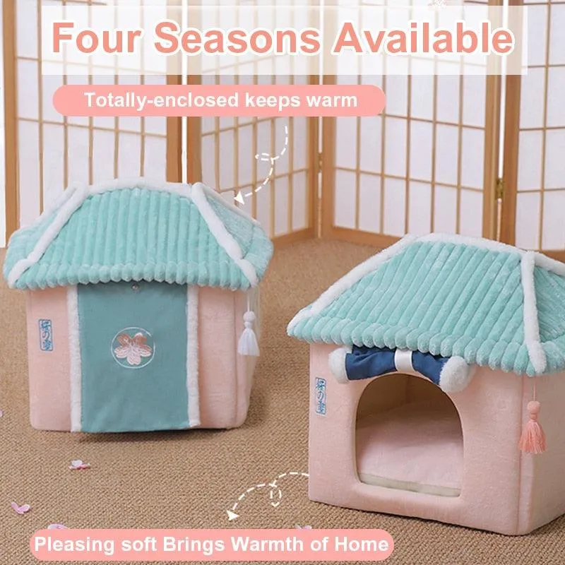 Winter Pet House Dogs Soft Nest