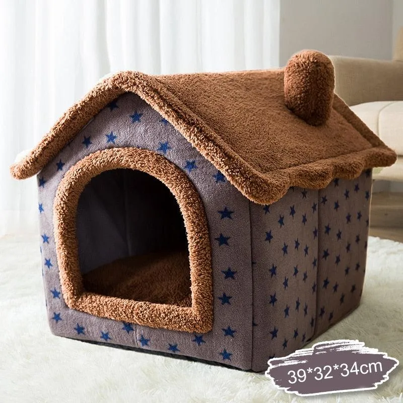 Winter Pet House Dogs Soft Nest